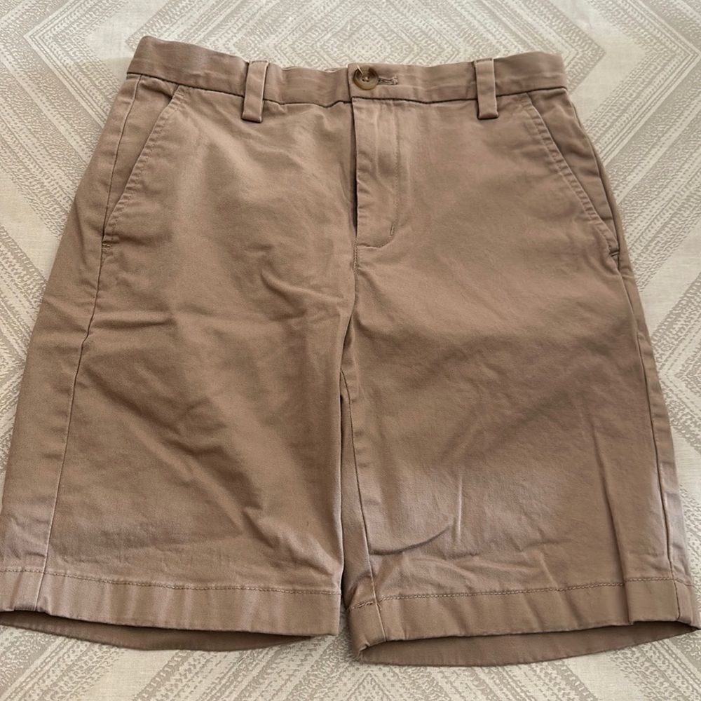 Vineyard Vines Boys Khaki Adjustable Waist Shorts